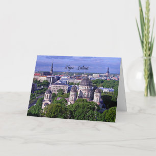 ラトビアの街並み カード