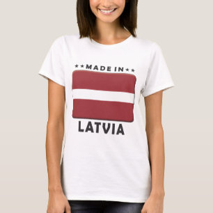 ラトビアは作りました Tシャツ