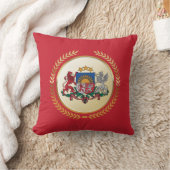 ラトビアコート・オブ・アームズ クッション (ブランケット)