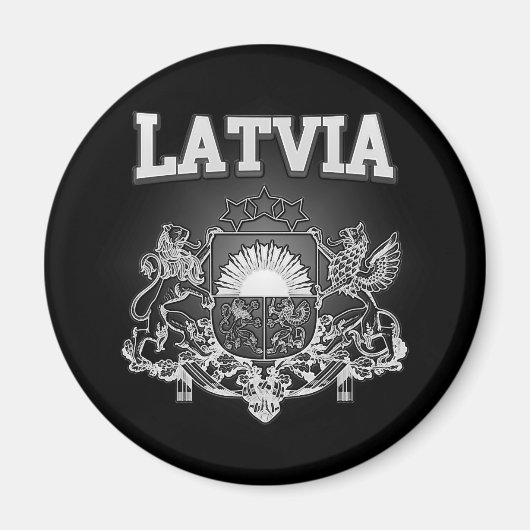 ラトビアコート・オブ・アームズ マグネット (正面)