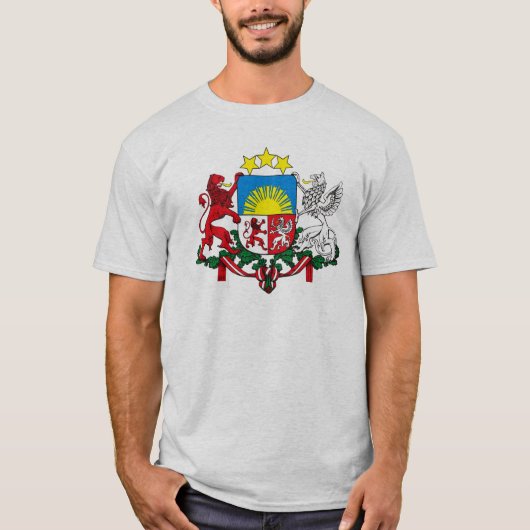 ラトビアコートTシャツ Tシャツ (正面)