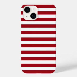 ラトビアストライプ国旗の国のシンボル行の赤い白 Case-Mate iPhone 14ケース
