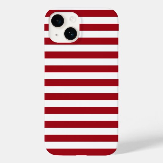ラトビアストライプ国旗の国のシンボル行の赤い白 Case-Mate iPhoneケース (裏面)