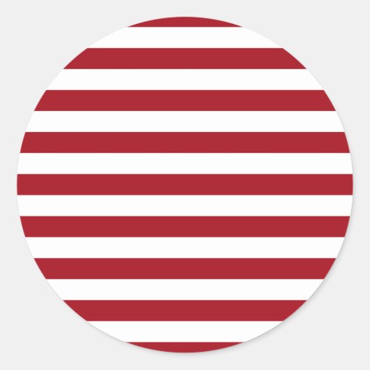 ラトビアストライプ国旗 ラウンドシール (正面)