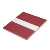 ラトビアセラミックタイル国旗 タイル (側面)