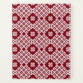 ラトビアバルト語のノルデ伝統的ィックフォークパターン プランナー手帳 (裏面)