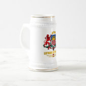 ラトビアプライド ビールジョッキ (正面左)