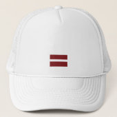 ラトビアモダン国旗の国のお土産 キャップ (正面)