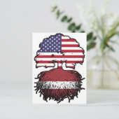 ラトビアラトビア系アメリカ合衆国統一された州アメリカ ポストカード (スタンド正面)