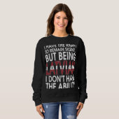 ラトビアルーツプライドラトビア国旗ラトビア スウェットシャツ (正面フル)