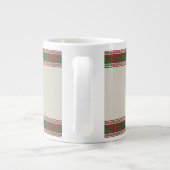 ラトビアンクリスマスフォークソングI ジャンボコーヒーマグカップ (裏面)