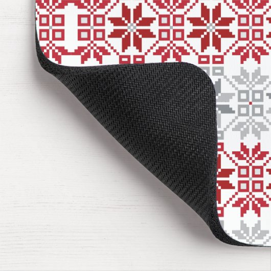 ラトビアンモーニングサン幾何学模様VIII マウスパッド (コーナー)