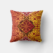 ラトビアン伝統的バーアウセクリスフォークアートデザイン クッション (裏面)