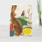 ラトビア人のイースターカード シーズンカード (裏面)