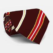 ラトビア人のストライプな旗 ネクタイ (ロール)