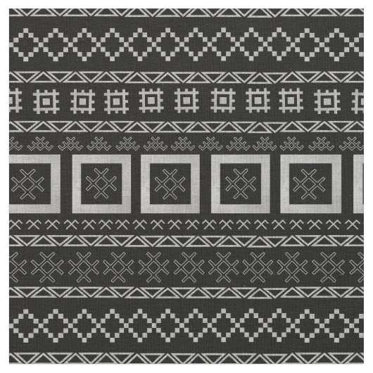 ラトビア伝統的のシンボルが泥布黒に ファブリック (クローズアップ)