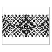 ラトビア伝統的のバルト海中帯のモチーフ ラバースタンプ (インプリント)