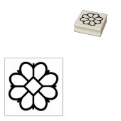 ラトビア伝統的のバルト海北ヒマワリ ラバースタンプ (押印)