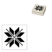 ラトビア伝統的のバルト海北星記号ゴム ラバースタンプ (押印)