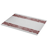 ラトビア伝統的のリエルバルドベルトのモチーフデザイン カッティングボード (角)