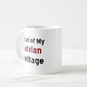 ラトビア伝統 コーヒーマグカップ (正面左)