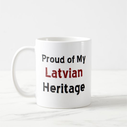 ラトビア伝統 コーヒーマグカップ (左)