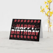 ラトビア国旗愛国誕生日 カード (黄色い花)