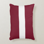 ラトビア国旗 アクセントクッション (正面(垂直))