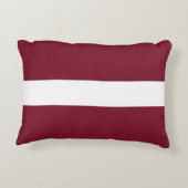 ラトビア国旗 アクセントクッション (裏面)