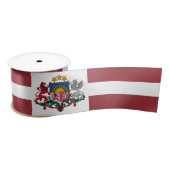 ラトビア国旗、エンブレム、愛国心、ラトビア国旗 サテンリボン (リール)