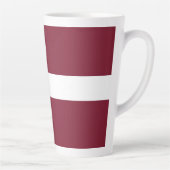 ラトビア国旗 カフェラテマグ (右)
