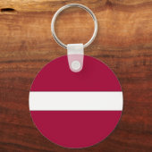 ラトビア国旗 キーホルダー (正面)
