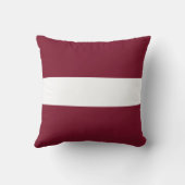 ラトビア国旗 クッション (裏面)