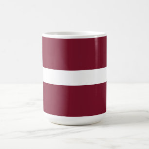 ラトビア国旗 コーヒーマグカップ