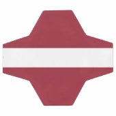 ラトビア国旗 サッカーボール (フラット)