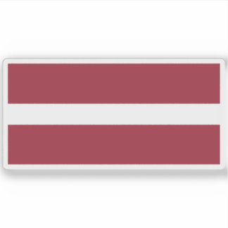 ラトビア国旗 シール