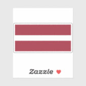 ラトビア国旗 シール (シート)