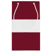 ラトビア国旗 スモールペーパーバッグ (裏面)