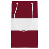 ラトビア国旗 スモールペーパーバッグ (正面)