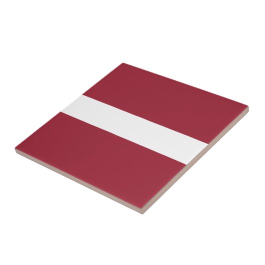 ラトビア国旗 タイル (側面)