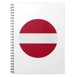 ラトビア国旗 ノートブック