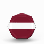 ラトビア国旗 フォトブロック (正面)