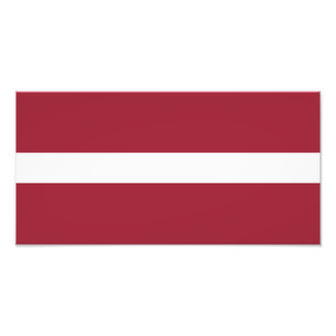 ラトビア国旗 フォトプリント           