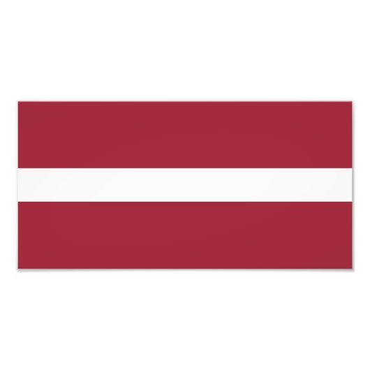 ラトビア国旗 フォトプリント            (正面)