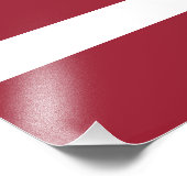 ラトビア国旗 フォトプリント            (角)