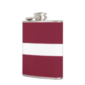 ラトビア国旗 フラスク (左)