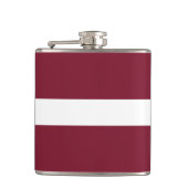 ラトビア国旗 フラスク (正面)