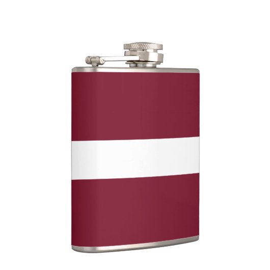 ラトビア国旗 フラスク (右)