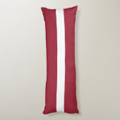 ラトビア国旗 ボディピロー (裏面 (縦))