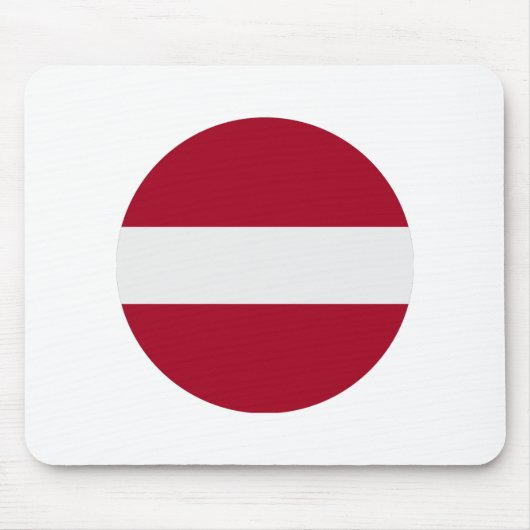 ラトビア国旗 マウスパッド (正面)